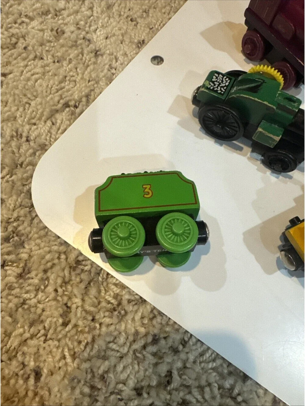 Vintage Learning Curve Thomas Wooden Railway Duncan #6 Engine LOT OF 9 [COPY]